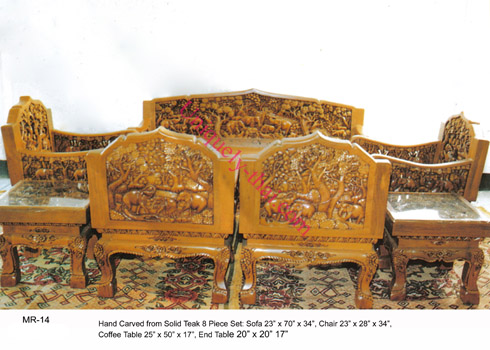 Carved Elephant Furniture